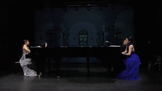 Sonata in C Major for two pianos k545 Mozart by Edward Grieg part 2 смотреть онлайн