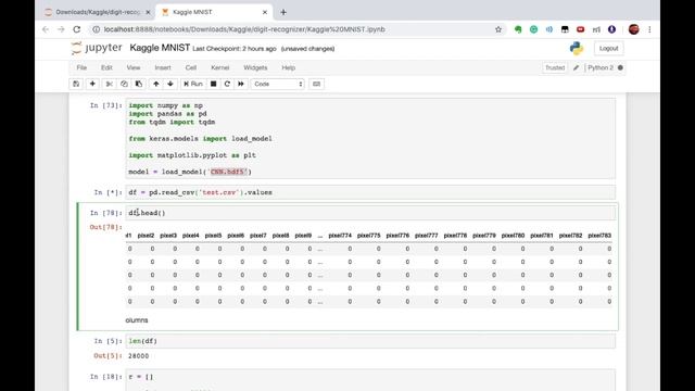 First Kaggle Competition | MNIST | Top 7% | 99.70% Accuracy | смотреть онлайн