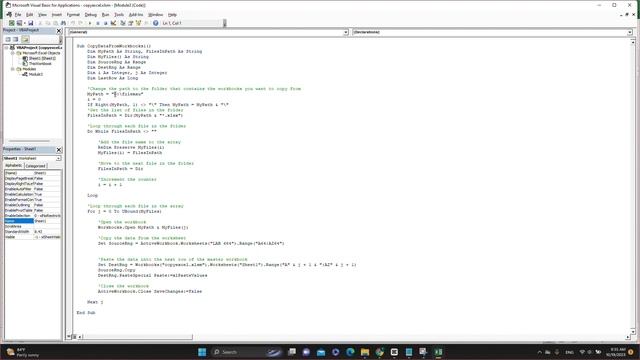 Cách copy tự động một hàng từ nhiều file excel khác nhau vào một file excel tổng смотреть онлайн