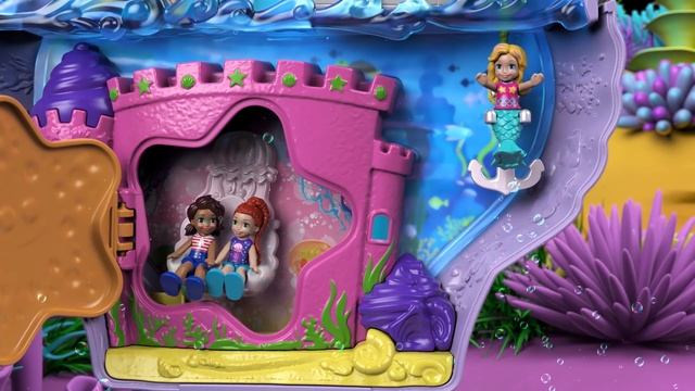 MERMAID POLLY! RAINBOW UNDERWATER SURPRISE ?✨3D Passport Adventures | @PollyPocket Full Episode смотреть онлайн