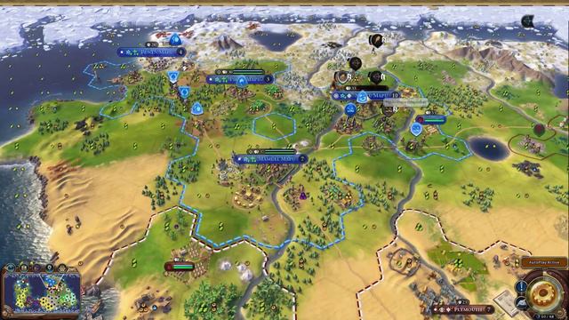 AI ONLY ALL CIVS | Civilization 6: Rise & Fall Championship v2 | Episode #6 смотреть онлайн