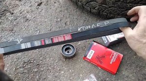 Обводной ролик Hyundai Tucson_замена