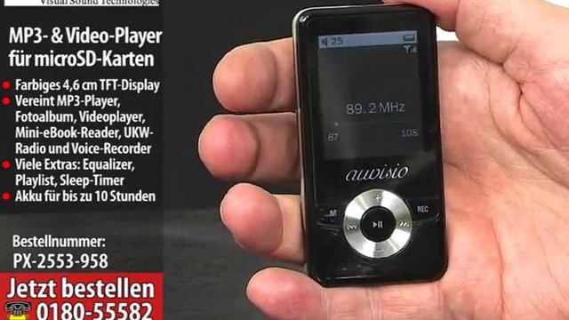 auvisio MP3- & Video-Player "DMP-320.m" mit UKW-Radio смотреть онлайн