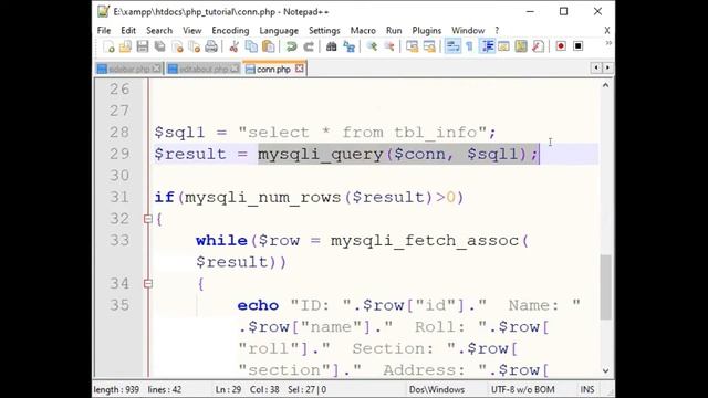 Online School - | How to Show Data from Database using PHP (Part-05) | Bangla Tutorial | смотреть онлайн