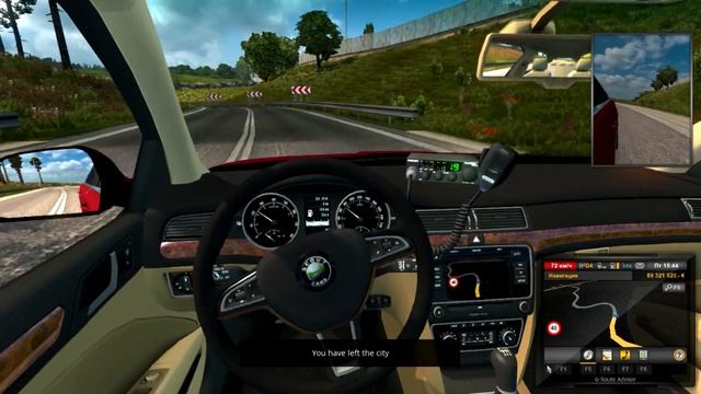 Легковой автомобиль в ETS 2 смотреть онлайн