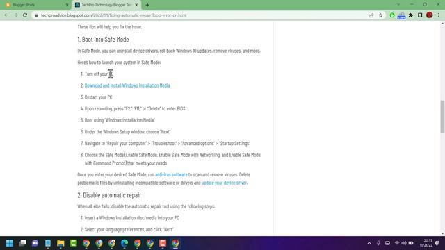 Automatic Repair Loop Fix Windows 10/11 [2023] смотреть онлайн