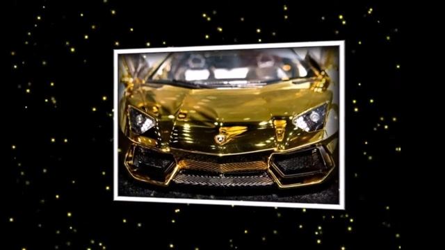 Самый дорогой автомобиль в мире Lamborghini Aventador LP 700 4 из чистого золота и платины смотреть онлайн