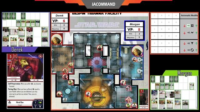 Imperial Assault IACP S7 League Game Week 1 - Derek vs Morgan - Vassal Online Skirmish смотреть онлайн