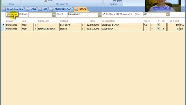 Bisoft Logistics. Склад. смотреть онлайн