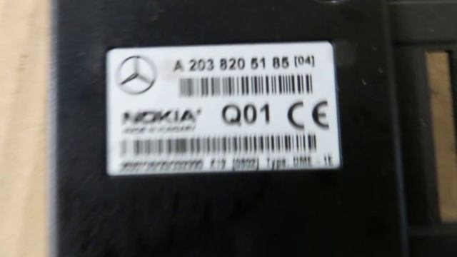 Блок телефона Mercedes w220 S class A2038205185, A2038202585 смотреть онлайн