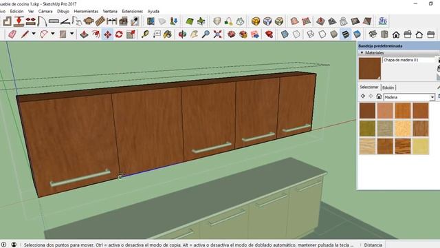 DIBUJAR MUEBLES DE COCINA EN SKETCHUP смотреть онлайн