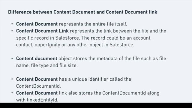 What is Content Document, Content Document Link смотреть онлайн