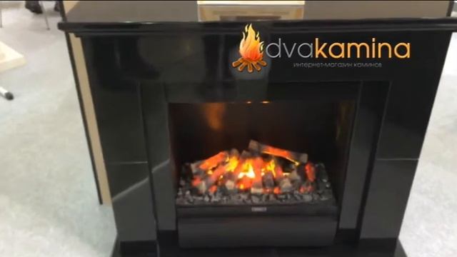 Очаг Dimplex Albany в портале Suite Black. Купить электрокамин в интернет-магазине DvaKamina.ru. смотреть онлайн
