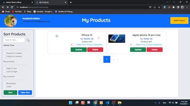Building a e-commerce web application using HTML, CSS, PHP, MySQL || Final Video смотреть онлайн