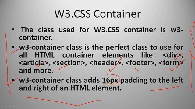 Day - 5 || #css #framework || #w3. container in hindi смотреть онлайн