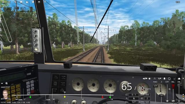 Покатушки на маршруте Горьковское направление 2.0 Trainz 2019 смотреть онлайн