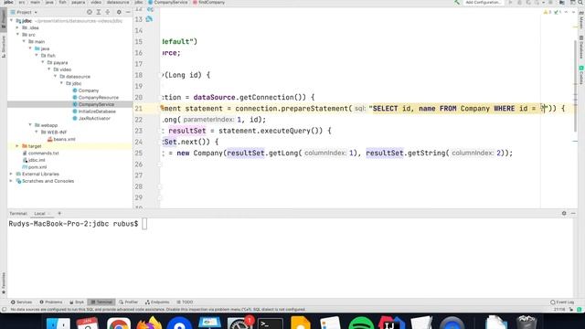 Using a Data Source with JDBC смотреть онлайн
