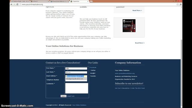Howto: Create a contact form for your website. смотреть онлайн