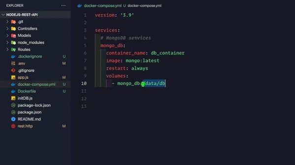 How to dockerize NodeJS and MongoDB application using docker-compose