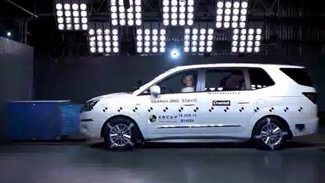 ANCAP CRASH TEST: Ssangyong Stavic (from 2013) - 4 star ANCAP safety rating смотреть онлайн