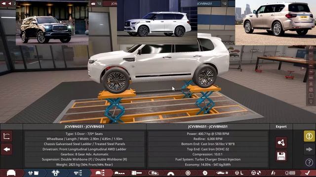 BEAMNG DRIVE FAIT N'IMPORTE QUOI ! - Je Crée Vos Voitures BeamNG Drive #51 Infiniti QX80 5.6 V8 смотреть онлайн