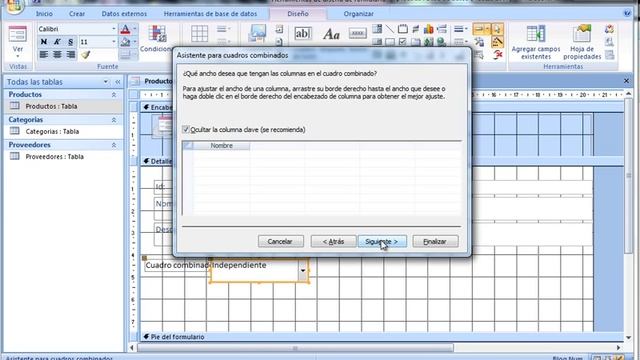 Relación entre tablas y cuadros combinados en access смотреть онлайн