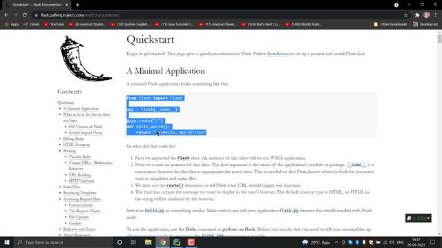 [HINDI] CREATING OUR FIRST WEB-SITE [FLASK] [2021] | # 2 смотреть онлайн
