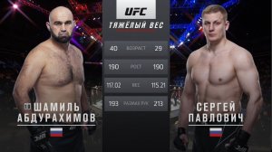 UFC Vegas 51 Шамиль Абдурахимов vs Сергей Павлович Обзор на Бой Абдурахимов vs Павлович ЮФС Вегас 51