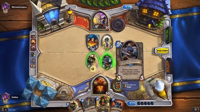 Hearthstone: Grim Patron is good against Unstable Ghoul смотреть онлайн