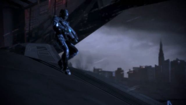 MassEffect 3.  Рывок к лучу, прощание с Эшли при романе с ней