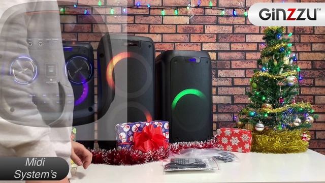 Обзор на музыкальные Midi системы от GINZZU. Model: GM-211, GM-212, GM-213. С Новым Годом!!! смотреть онлайн