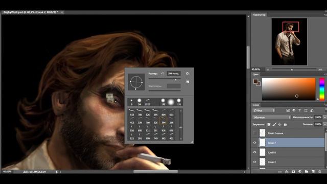 Who`s afraid of the Big Bad Wolf? (Speedpainting) смотреть онлайн