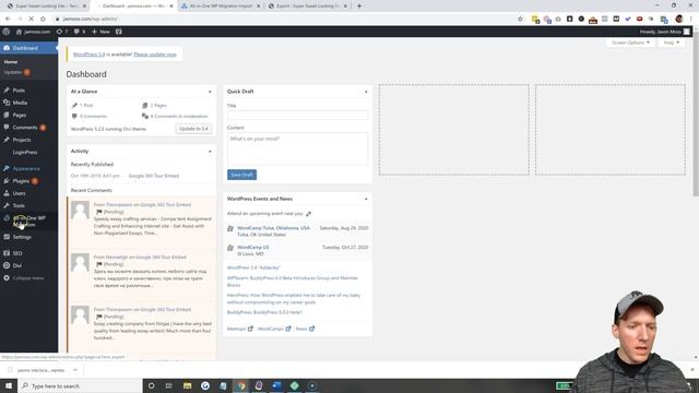 Migrate Local Wordpress Site To Live Hosting | EZ Tutorial With 1 FREE Plugin смотреть онлайн