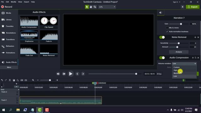 How to Remove Noise from an Audio Clip || Using Camtasia || Edit Audio #noiseremover смотреть онлайн