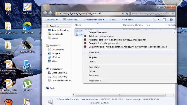 COMO RESOLVER O ERRO msvcp100.DLL ou msvcr100.dll no windows смотреть онлайн
