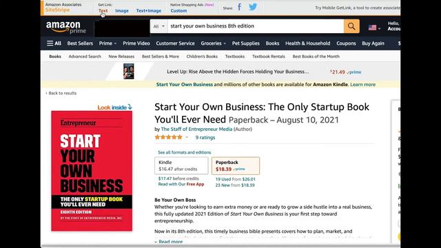 Amazon Associates link to any page with SiteStripe | How to find any Affiliate Product links 2022 смотреть онлайн