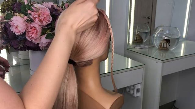 Низкий пучок без накрутки | Easy Low Bun | Hairstyle Tutorial