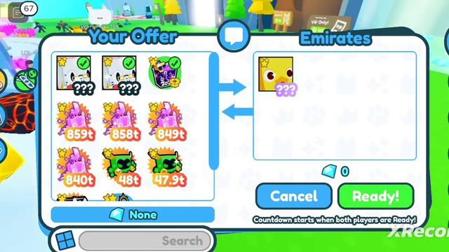 Что дадут? За трёх миссис Клаус в трейдинг плазе в Pet Simylator X