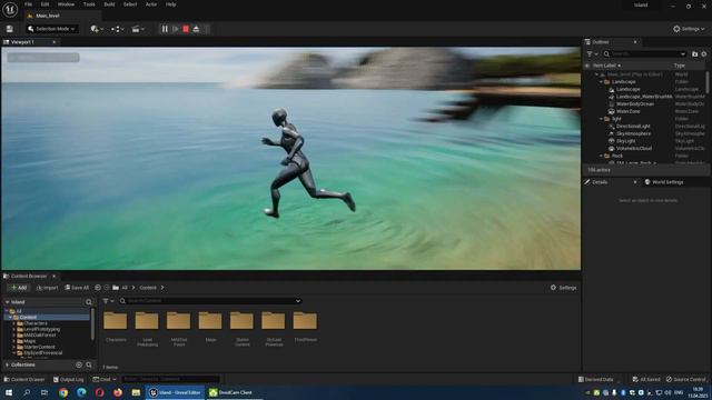Unreal Engine 5. Исправление коллизии в плагине Water