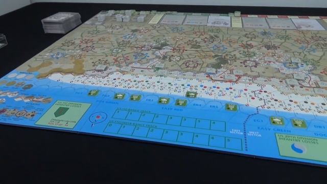 Настольная игра День-Д на Пляже Омаха (D-Day at Omaha Beach). Часть 2. Прохождение 1 смотреть онлайн