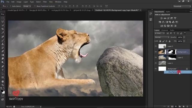 Big Lion - Photoshop Manipulation Tutorial смотреть онлайн
