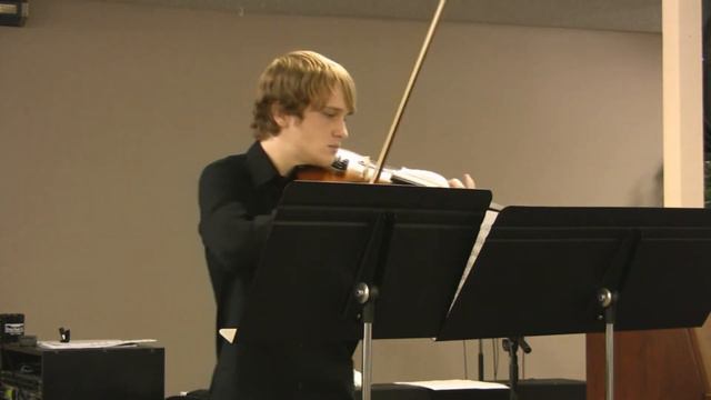 Caleb Dunteman Plays Accolay Concerto In A Minor
