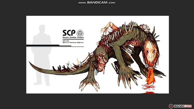SCP 682 Неуязвимая рептилия перезалив