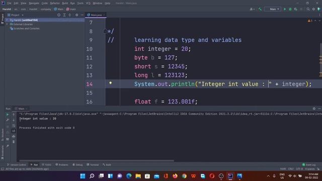 Datatype and Variable in java || commenting techniques || Primitive datatypes || String Data type | смотреть онлайн