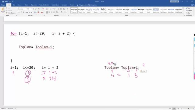 JAVA ile KODLAMA FOR DÖNGÜSÜ смотреть онлайн