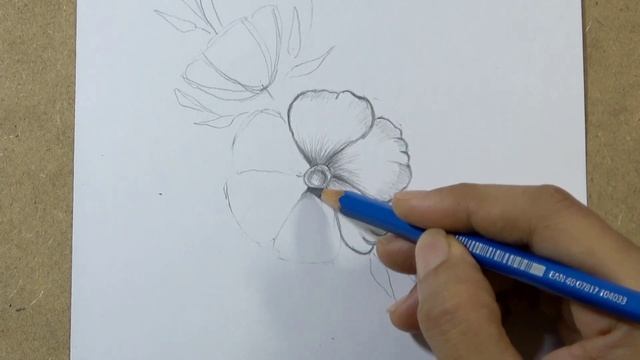 Drawing beautiful flower tattoo designs step by step | Hihi Pencil смотреть онлайн