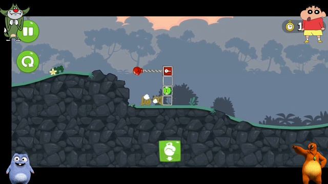 Noob vs Pro vs Hacker in Bad Piggies | Shinchan , Jack , Bhalu , Bulbule смотреть онлайн