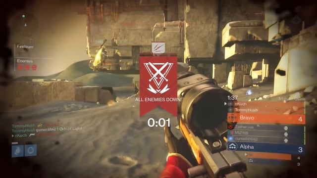 Destiny: nKuch & Hush 2v3 Flawless Trials Completion! смотреть онлайн