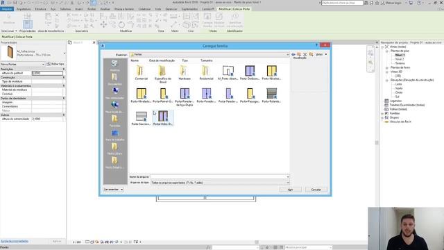 Aula #03 - Portas e Janelas no Revit смотреть онлайн