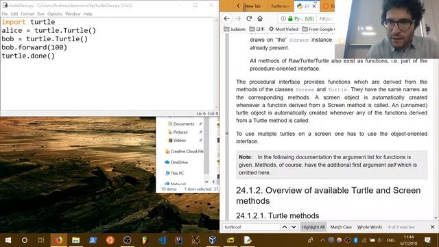 Turtles in Python смотреть онлайн